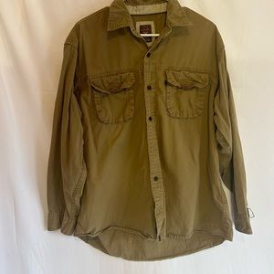 Redhead button shirt